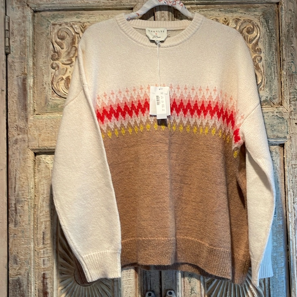 NWT J. Crew X Demylee Pullover Sweater XXL SOLD OUT